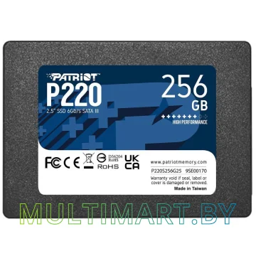SSD диск Patriot P220 256GB (P220S256G25)